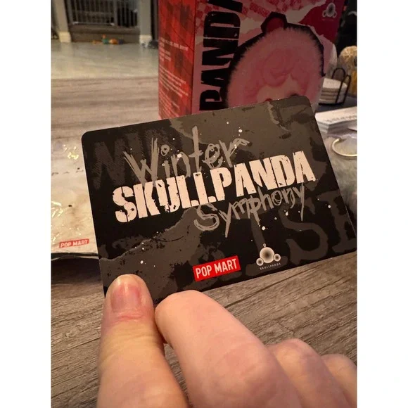 Authentic Pop Mart Skullpanda Winter Symphony‎ Song If Snow